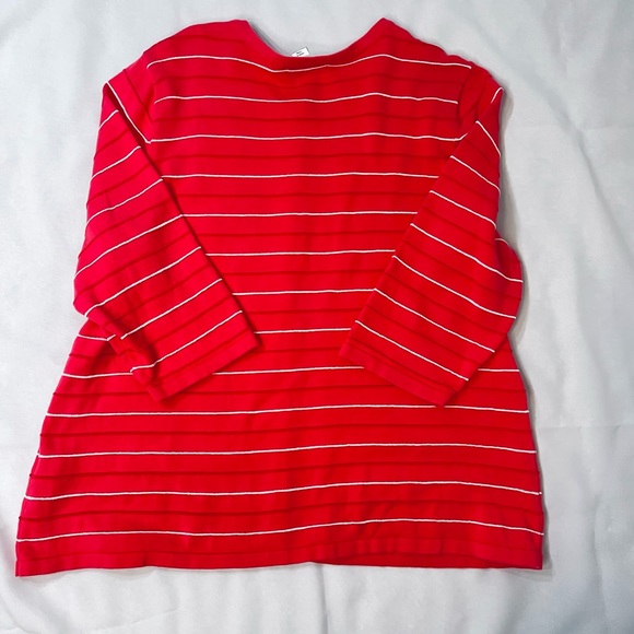 CJ Banks pink button down Cardigan Sz 1x - Picture 2 of 4